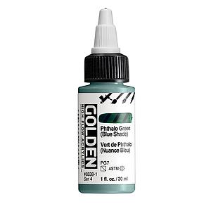 HIGH FLOW ACRYLICS 30ML - 8538 PHTHALO GREEN BLUE SHADE - S4