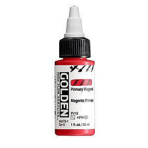 HIGH FLOW ACRYLICS 30ML - 8579 PRIMARY MAGENTA - S7