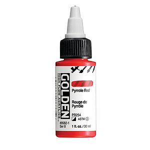 HIGH FLOW ACRYLICS 30ML - 8582 PYRROLE RED - S8