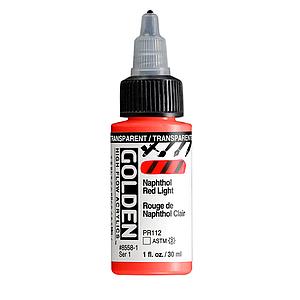 HIGH FLOW ACRYLICS 30ML - 8558 NAPHTHOL RED LIGHT - S1