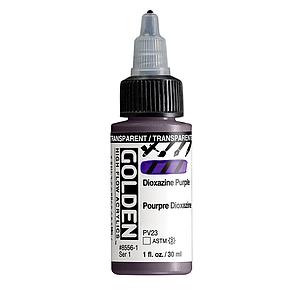 HIGH FLOW ACRYLICS 30ML - 8556 DIOXAZINE PURPLE - S1