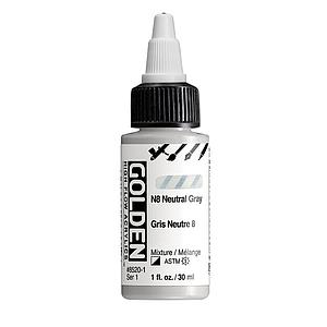 HIGH FLOW ACRYLICS 30ML - 8520 N8 NEUTRAL GRAY - S1