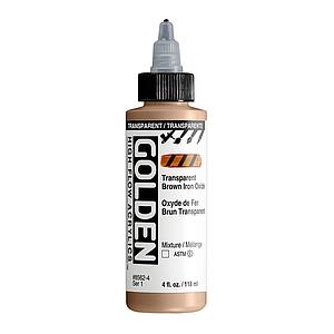 HIGH FLOW ACRYLICS 30ML - 8562 TRANSP.BROWN IRON OXIDE - S1