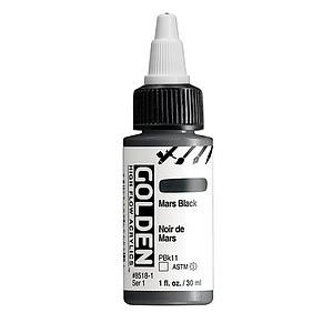 HIGH FLOW ACRYLICS 30ML - 8518 MARS BLACK - S1